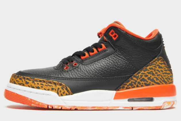 2022 New Air Jordan 3 GS Kumquat Shoes