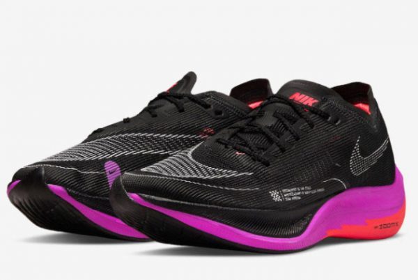 2022 New Nike ZoomX VaporFly NEXT% 2 Black/Purple-Orange CU4111-002-2