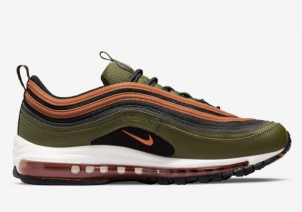 2022 Nike Air Max 97 Black Olive On Sale DQ4687-300-1