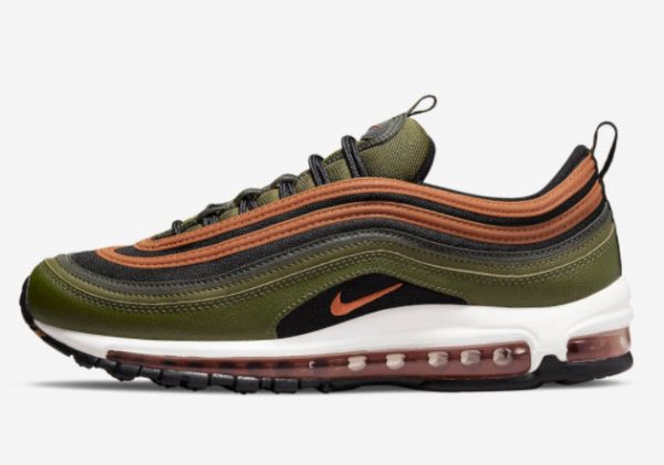 2022 Nike Air Max 97 Black Olive On Sale DQ4687-300