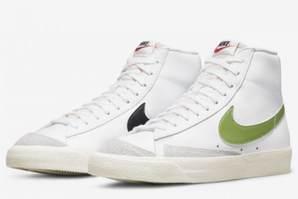 2022 Nike Blazer Mid ’77 White Black-Green On Sale BQ6806-116-2