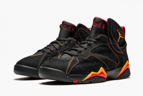 Air Jordan 7 Citrus Black Citrus-Varsity Red CU9307-081-1