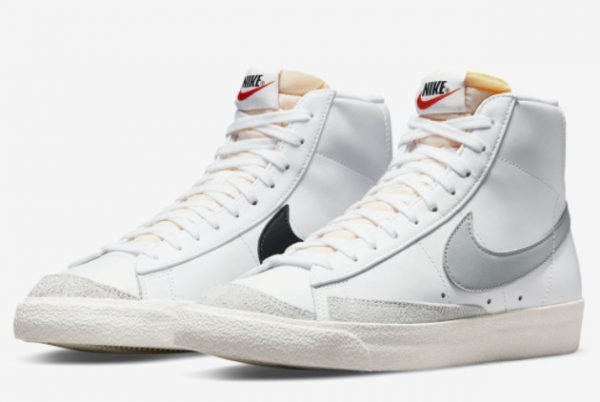 Grade School Nike Blazer Mid 77 Light Smoke Grey BQ6806-114-2