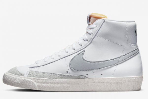 Grade School Nike Blazer Mid 77 Light Smoke Grey BQ6806-114