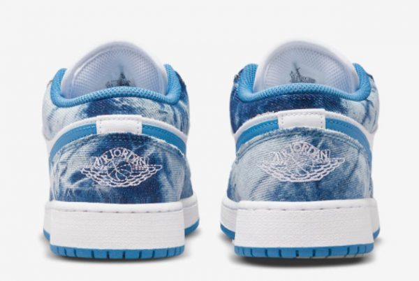 2022 Air Jordan 1 Low Washed Denim On Sale DM8947-100-3