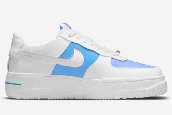 2022 Cheap Nike Air Force 1 Pixel Powder Blue White-University Blue DN4230-414-1