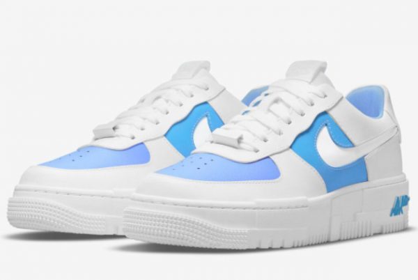 2022 Cheap Nike Air Force 1 Pixel Powder Blue White-University Blue DN4230-414-2