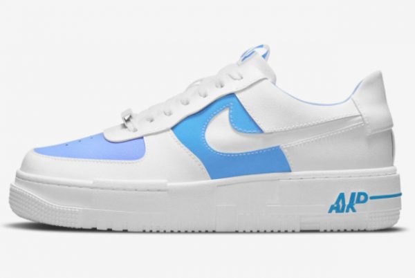 2022 Cheap Nike Air Force 1 Pixel Powder Blue White-University Blue DN4230-414