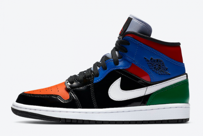 Buy Air Jordan 1 Mid SE Multi Patent Unisex CV5276-001