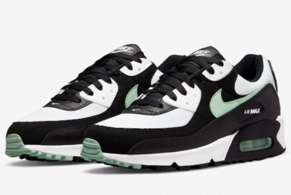 Men and Women's Nike Air Max 90 Green Glow DH4619-100-2