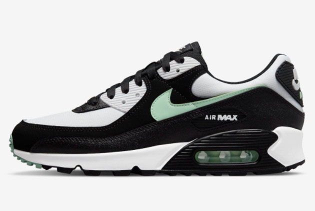 Men and Women's Nike Air Max 90 Green Glow DH4619-100