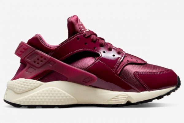 Nike Air Huarache Team Red Bordeaux Patent On Sale DQ8584-600-1