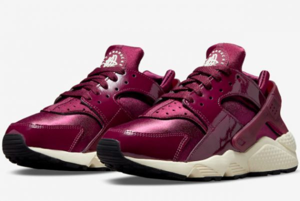 Nike Air Huarache Team Red Bordeaux Patent On Sale DQ8584-600-2