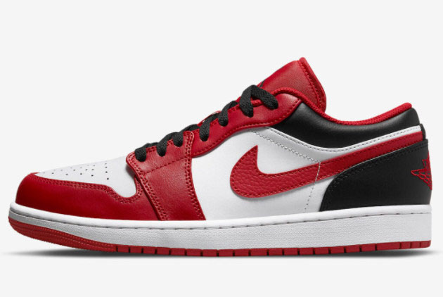 2022 Air Jordan 1 Low Chicago Bulls In Store 553558-163