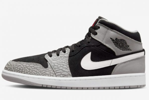 2022 Air Jordan 1 Mid Elephant Toe On Sale DM1200-016