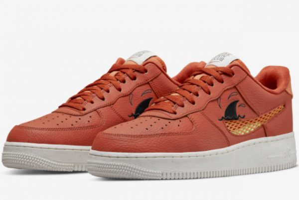 2022 Brand New Nike Air Force 1 Sun Club Orange-Brown DM0117-800-2