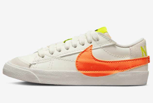 2022 Brand New Nike Blazer Low Jumbo Volt Orange DQ1470-103