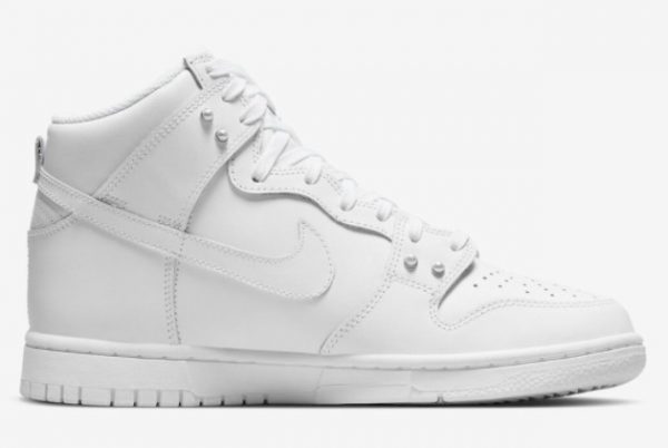 2022 Discount Nike Dunk High Pearl White Trainers DM7607-100-1