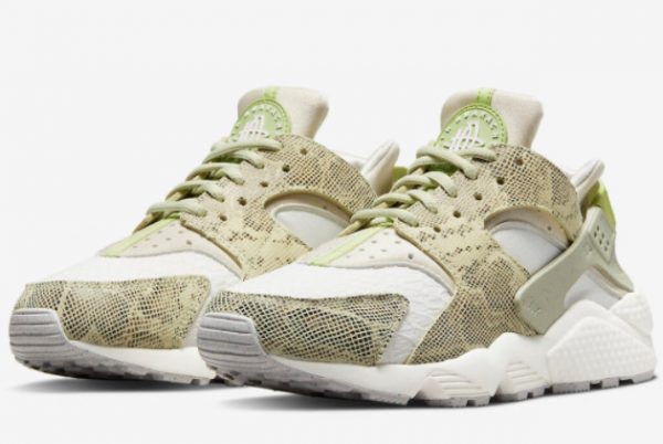 2022 Latest Nike Air Huarache Green Snake Shoes DV3207-001-2