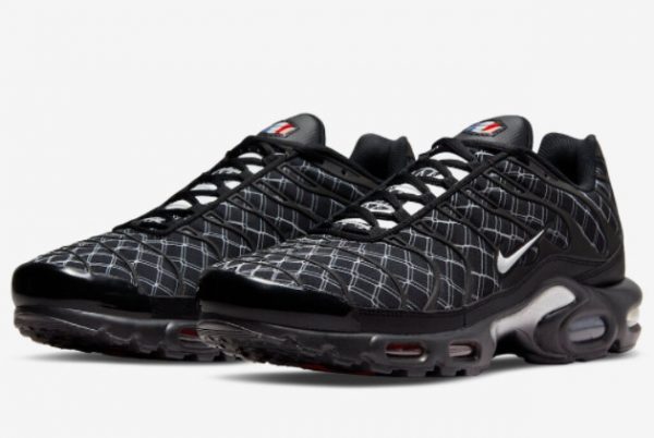 2022 Latest Nike Air Max Plus France Black White DV3194-001-2