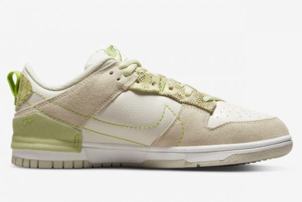 2022 Latest Nike Dunk Low Disrupt 2 Green Snake DV3206-001-1