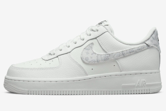 2022 Nike Air Force 1 Low White Paisley For Sale DJ9942-100