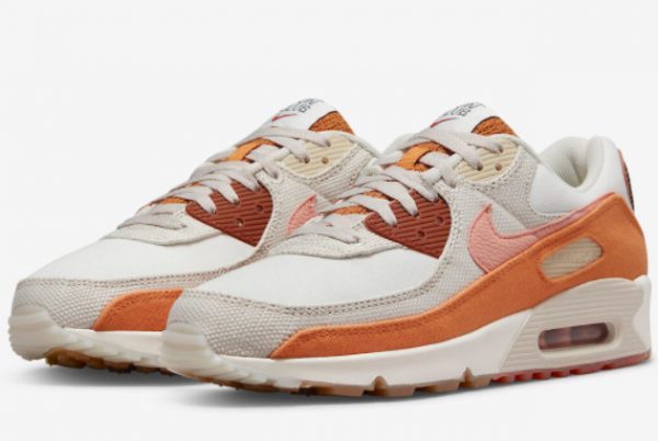 2022 Nike Air Max 90 Sun Club Training Shoes DM0036-100-2