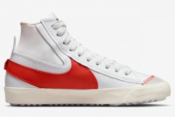 2022 Nike Blazer Mid ’77 Jumbo White Red Sport Shoes DH7690-100-1