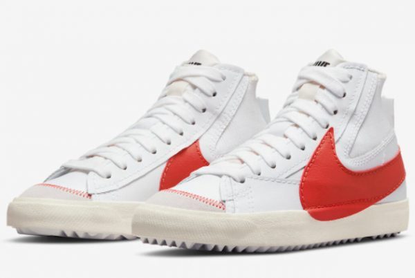 2022 Nike Blazer Mid ’77 Jumbo White Red Sport Shoes DH7690-100-2