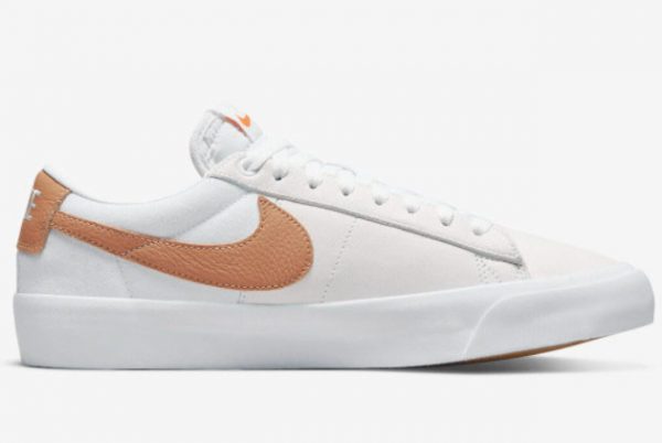 2022 Nike SB Blazer Low Light Cognac For Sale DQ3502-100-1