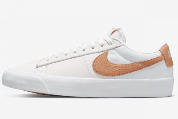 2022 Nike SB Blazer Low Light Cognac For Sale DQ3502-100