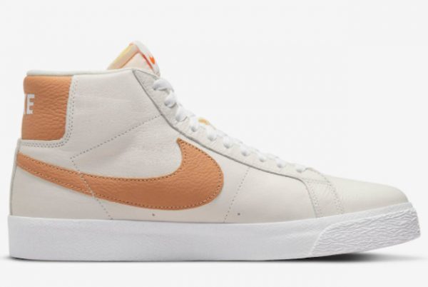 2022 Nike SB Blazer Mid Light Cognac Hot Sale DM0587-100-1