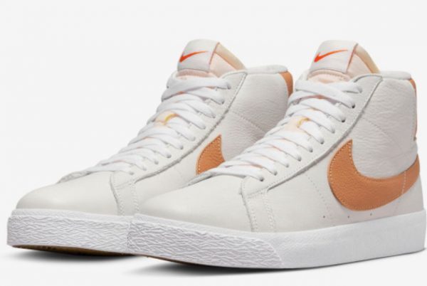 2022 Nike SB Blazer Mid Light Cognac Hot Sale DM0587-100-2