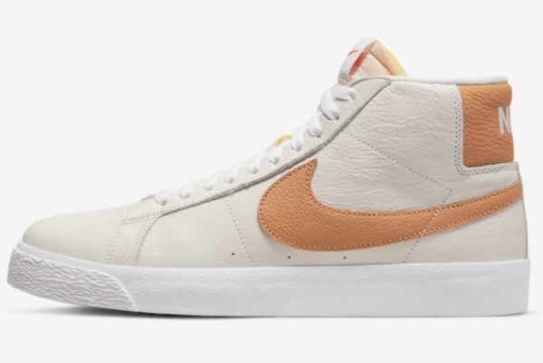 2022 Nike SB Blazer Mid Light Cognac Hot Sale DM0587-100