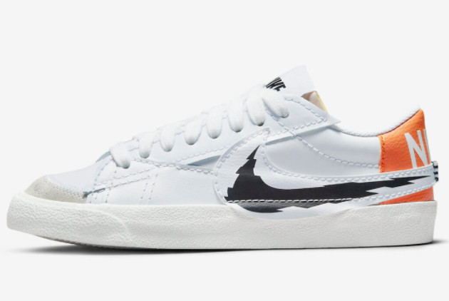 Buy 2022 Nike Blazer Low Jumbo Glitch Swoosh Online DV6484-100