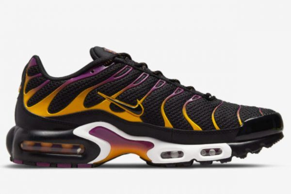 Buy Nike Air Max Plus Black/Purple-Gold Trainers DX2663-001-1