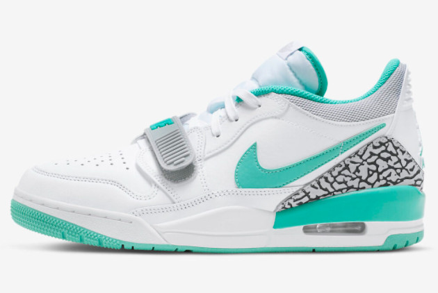 Jordan Legacy 312 Low White Turquoise Top Quality CD7069-130