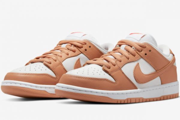 New Nike SB Dunk Low Light Cognac For Sale DM8998-200-2