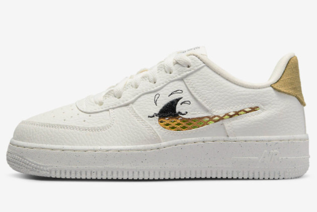 Nike Air Force 1 Sun Club Swoosh Branding DQ7690-100