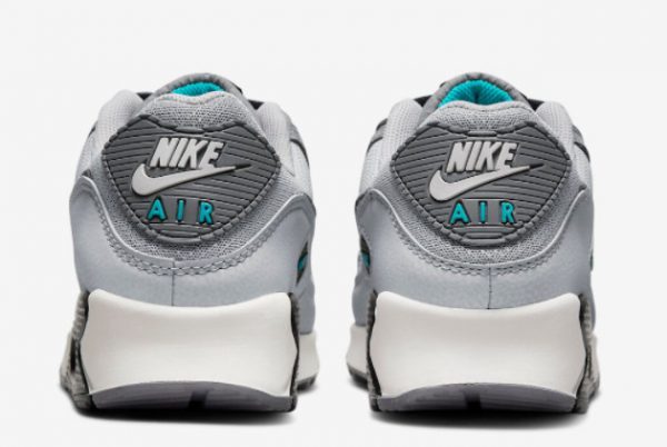 Nike Air Max 90 Grey Black-Aqua For Sale DM0029-002-2