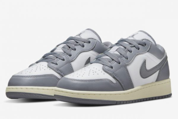 2022 Air Jordan 1 Low Vintage Grey New Sale 553560-053-2