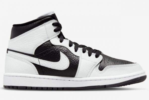 2022 Air Jordan 1 Mid Invert Black White Hot Sale DR0501-101-1