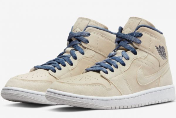 2022 Brand New Air Jordan 1 Mid WMNS Sanddrift DM9126-104-2