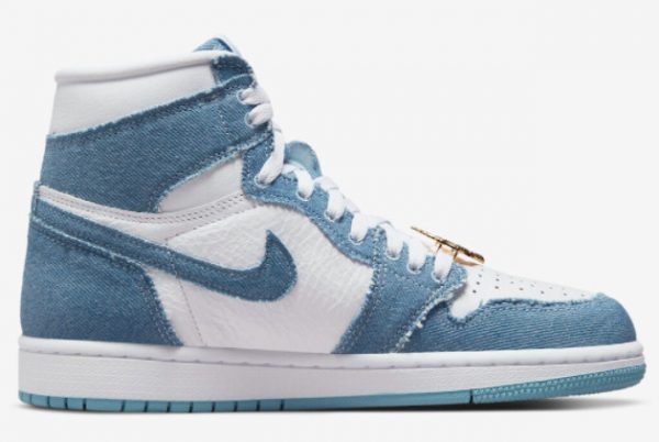 2022 Cheap Air Jordan 1 High OG WMNS Denim DM9036-104-1