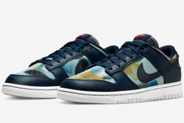 2022 New Nike Dunks Low Graffiti Navy DM0108-400-2