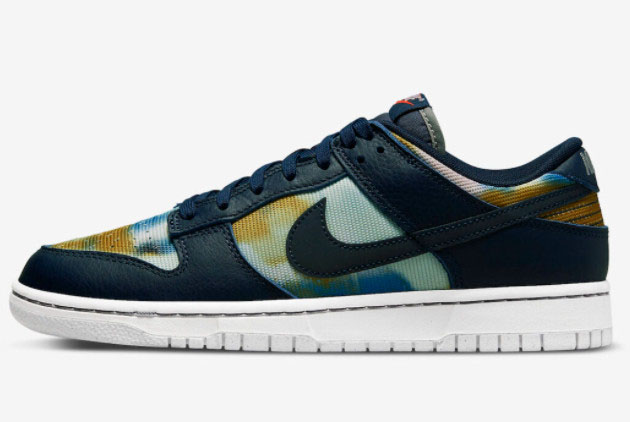 2022 New Nike Dunks Low Graffiti Navy DM0108-400