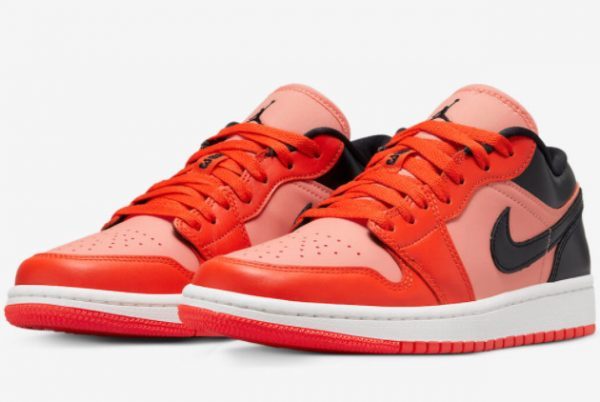 2022 Release Air Jordan 1 Low Orange Black DM3379-600-2