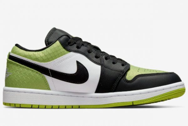 Air Jordan 1 Low Vivid Green Snakeskin To Buy DX4446-301-1