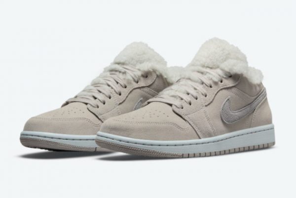 Buy Air Jordan 1 Low Sherpa Fleece Shoes Online DO0750-002-2