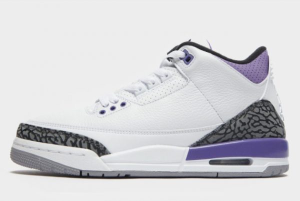 Cheap Air Jordan 3 White / Black / Dark Iris / Volt Haze Sale CT8532-105